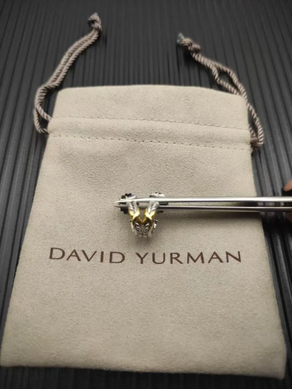 🥂David Yurman Colorful Beaded Ear Rings - Picture 2 of 9